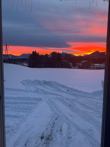 Aussicht vom Wohnbereich